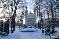  Kościół zimą 