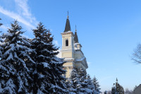  Kościół zimą 